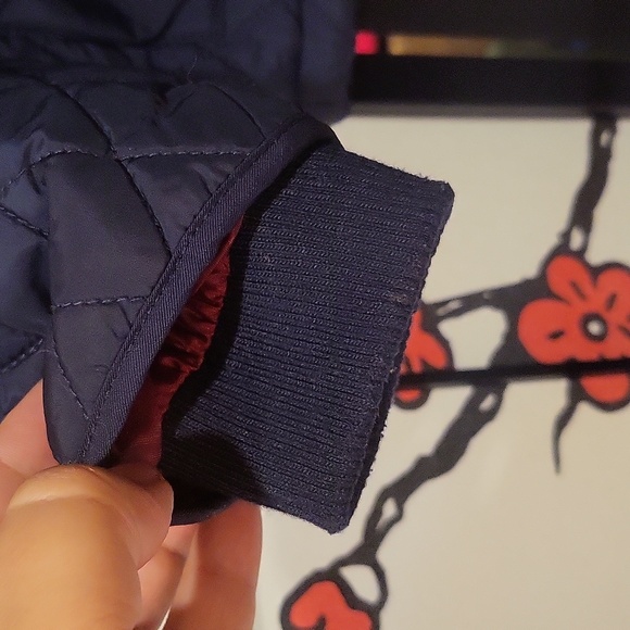 Navy blue boys Fall/winter coat - Picture 3 of 4